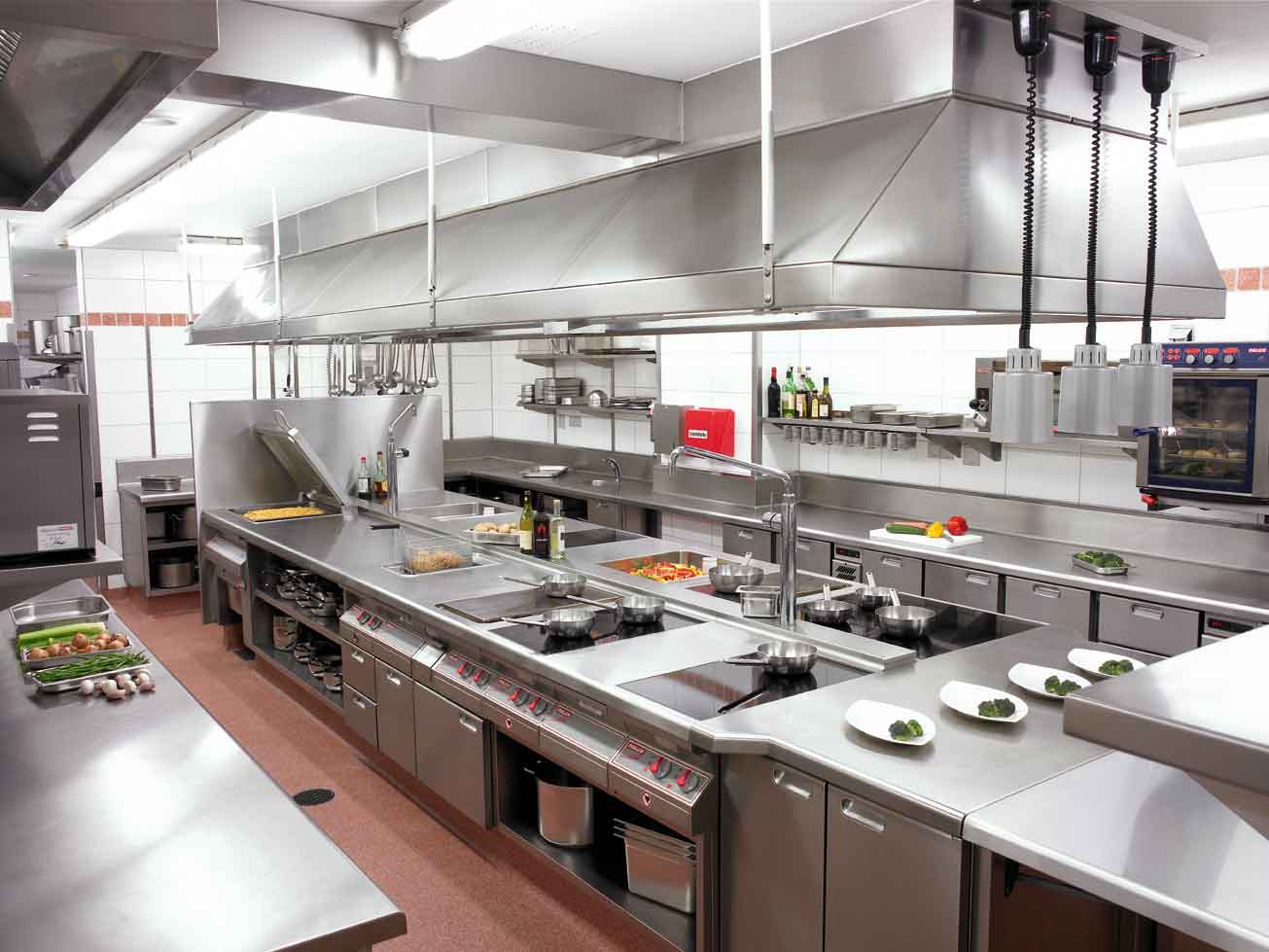 ضوابط سینک ها در آشپزخانه های صنعتی