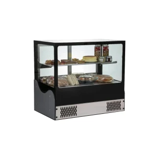 شوکیس سرد دو طبقه رومیزی ۹۰ سانتیمتری کیچن تک (kitchentech)